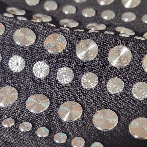 Michael Kors Studded Matte-Jersey Dress Black Size: S - Picture 4 of 7